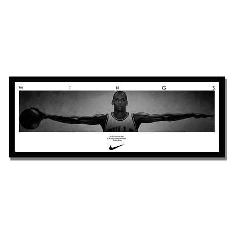 frame for jordan wings poster|michael jordan wingspan framed poster.